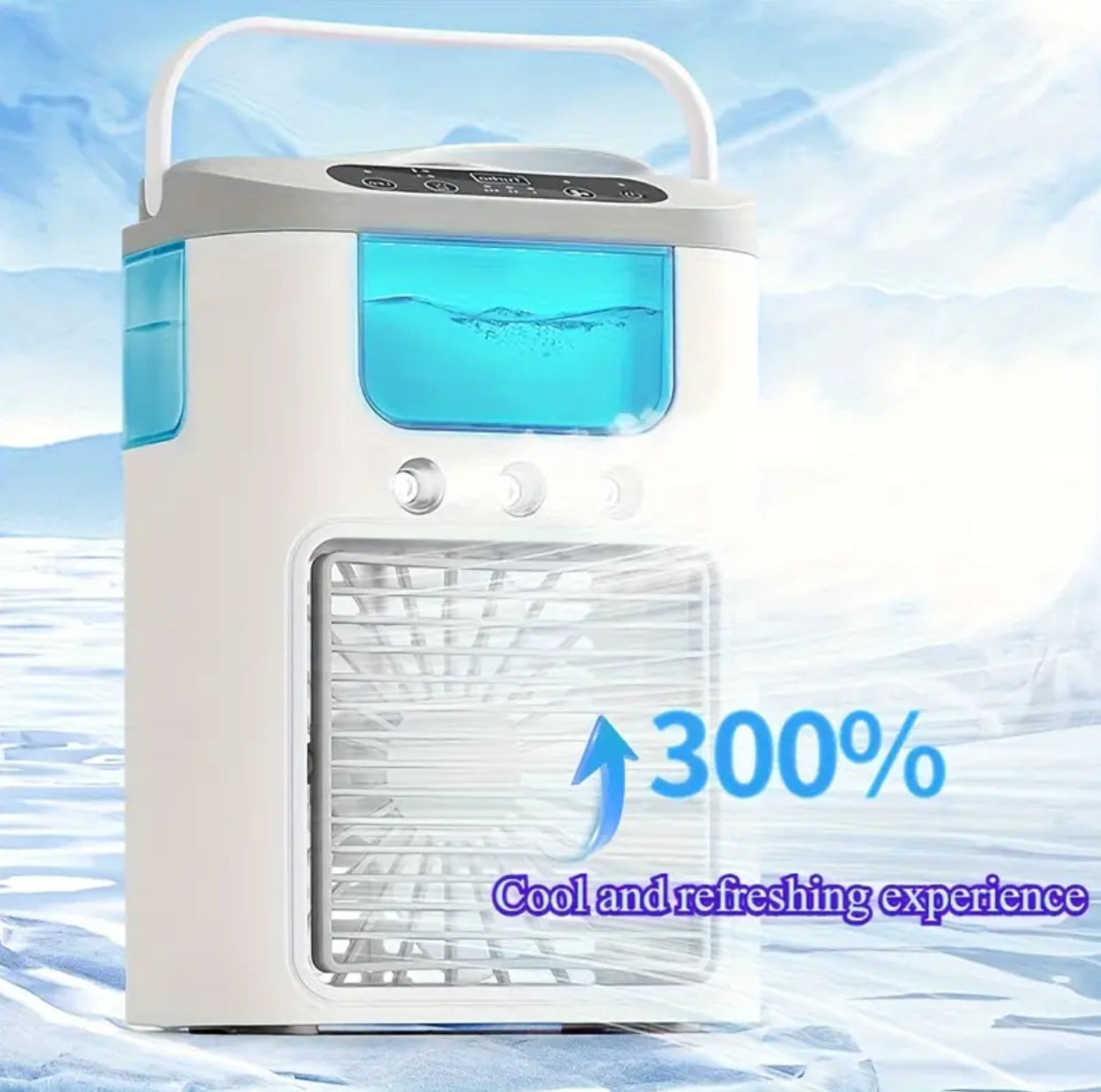 جديد 3 في 1 مرطب مروحة Mini المحمولة للمنزل استخدم USB Mini Fan LED LEG NIGHT WATE