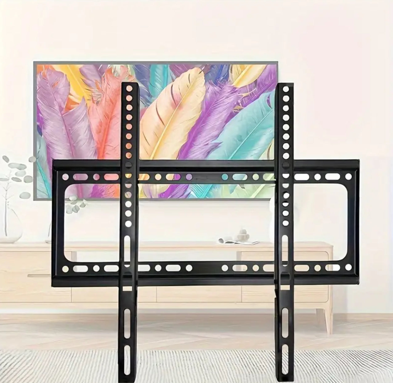 Heavy-Duty Universal Iron TV Wall Mount Bracket β 26-63 Inch Screens