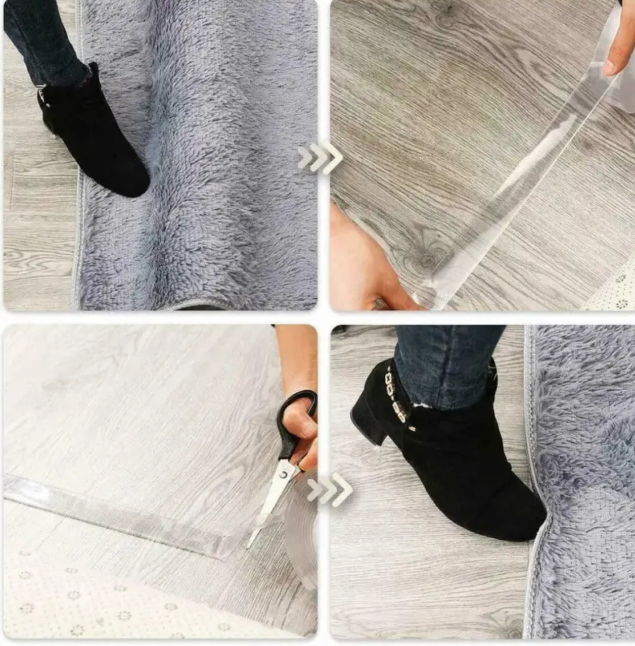 شريط حماية شفاف - شريط متين مزدوج الجوانب بطول 2 متر