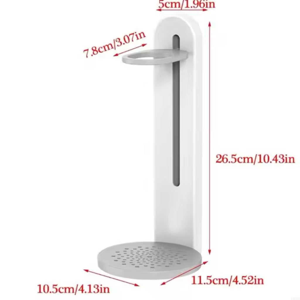 Ecoco Minimalist Adjustable Wall-Mounted Bottle Holder & Organizer