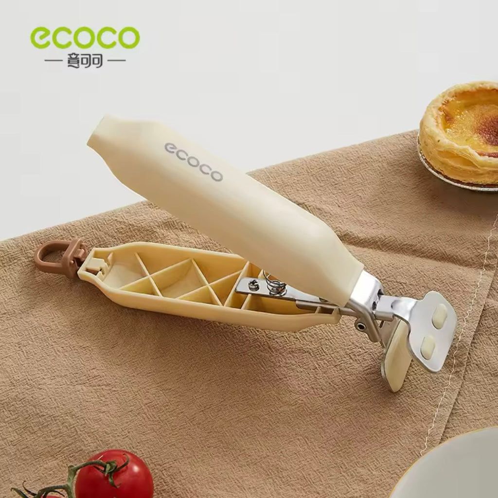 Ecoco Non-Slip Anti-Scalding Clip – Stainless Steel & Silicone Kitchen Bowl Gripper