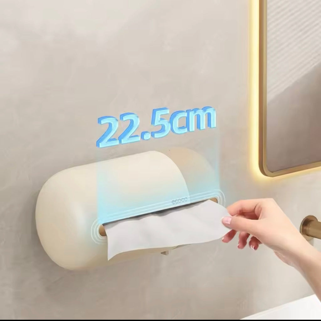 حامل مناديل ورقية بلاستيك من إيكوكو - سعة كبيرة، ذاتي اللصق