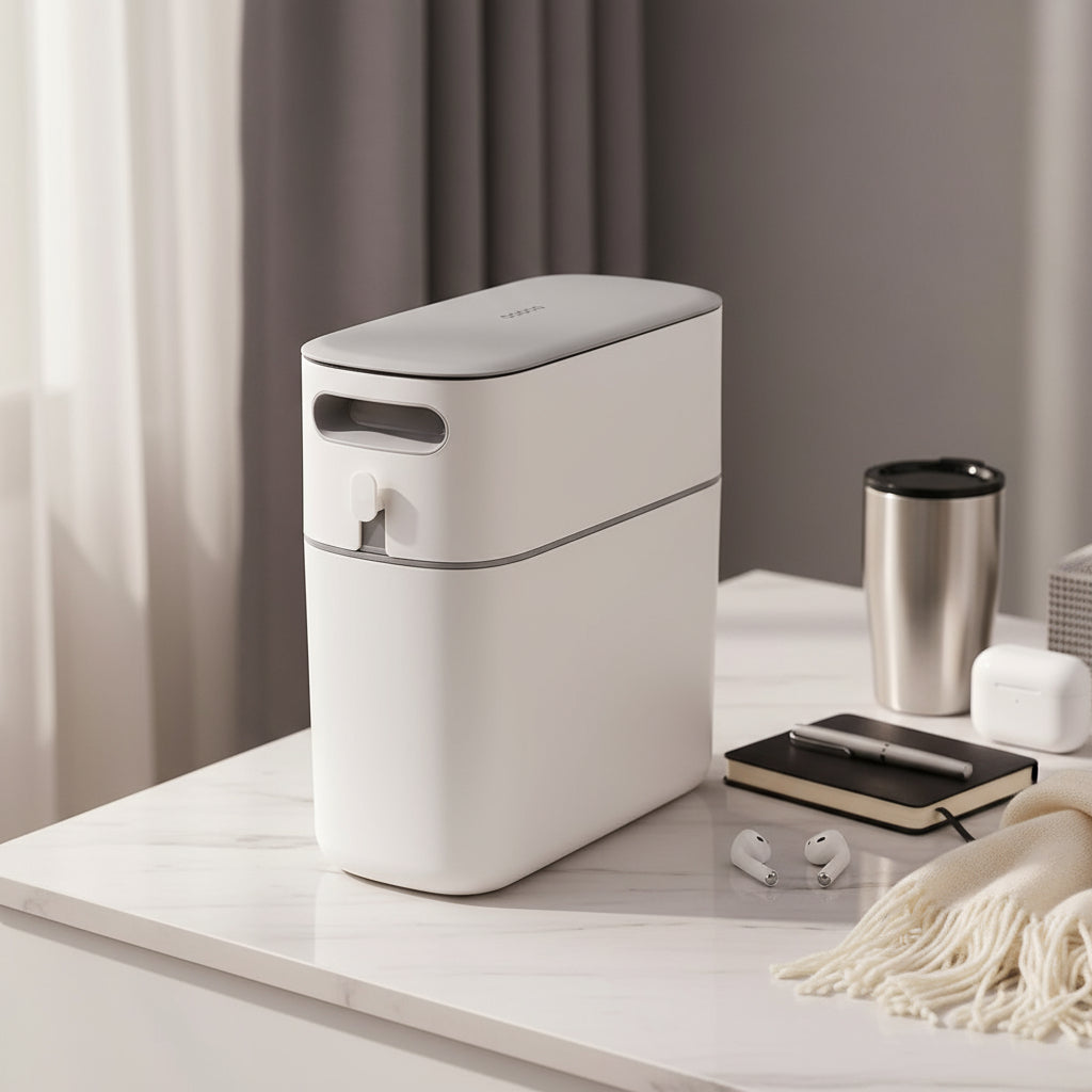 Ecoco New Type Automatic Trash Can β Large Capacity with Lid for Home, Office, Bathroom & Kitchen