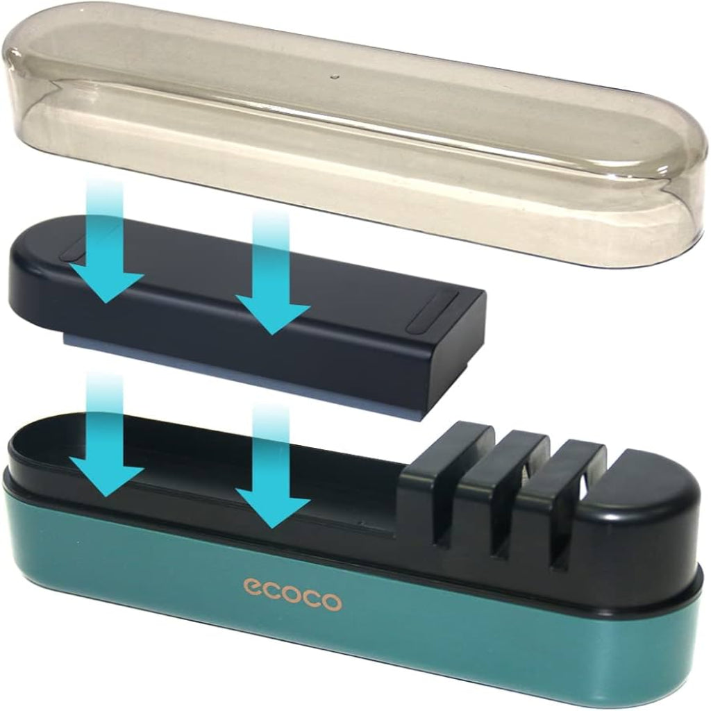 مسن سكاكين المطبخ من ECOCO ذو 4 مراحل - عصا المشحذ المنزلية السريعة