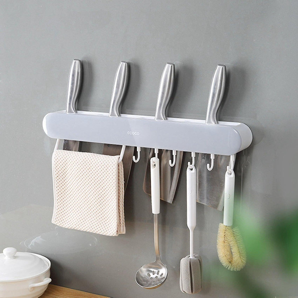 Ecoco Wall-Mounted Knife & Chopstick Holder β Multifunctional Kitchen Storage Rack