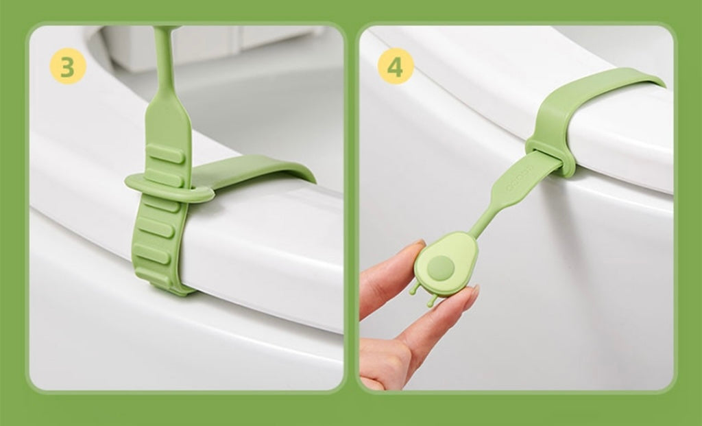Ecoco Easy-to-Use Toilet Accessory: Anti-Dirt Silicone Toilet Lid Lifter