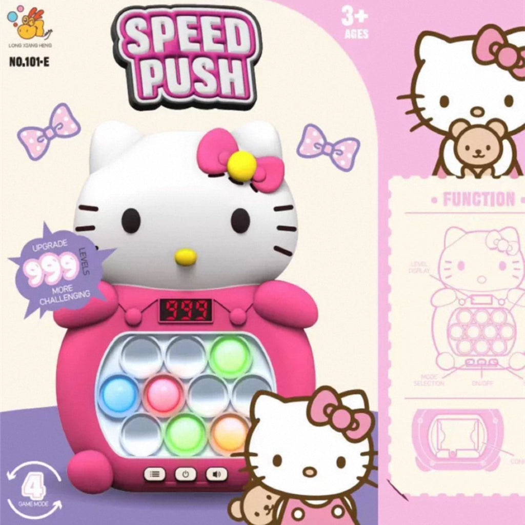 Hello Kitty It Electronic Pop-It Game – Light-Up Fidget & Puzzle Toy