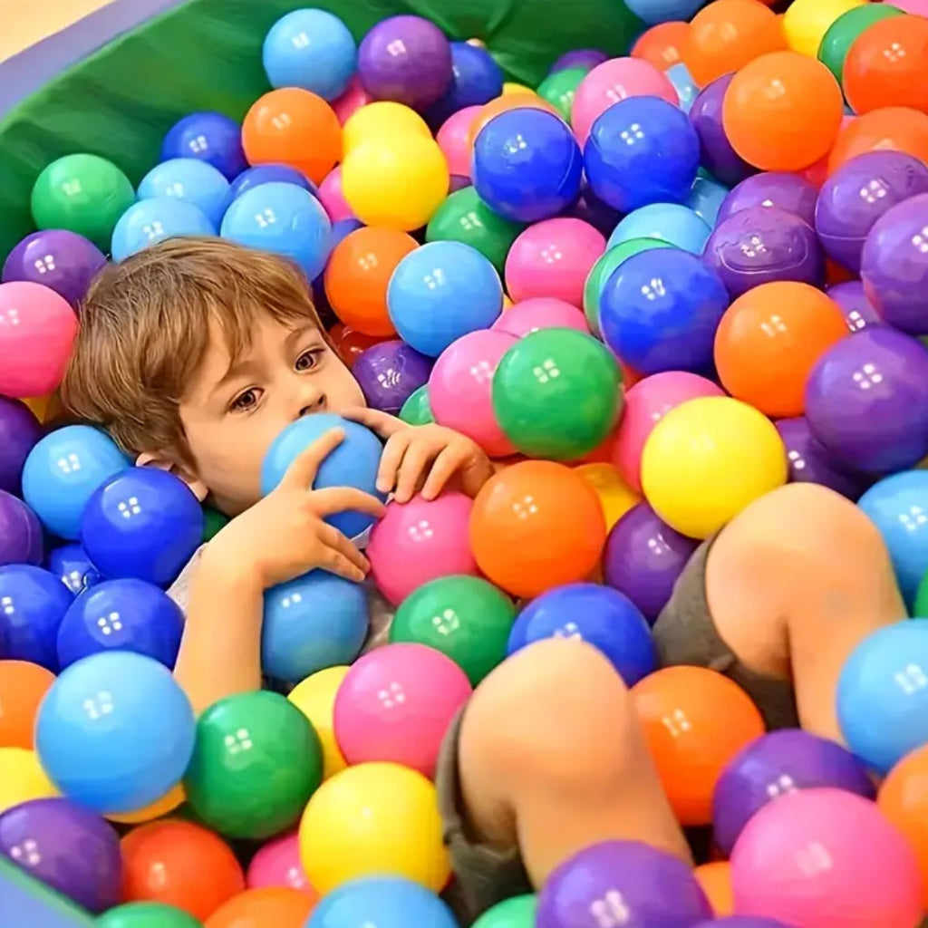 50-Pack Colorful Ocean Balls – Fun for Ball Pits, Play Tents & Pools