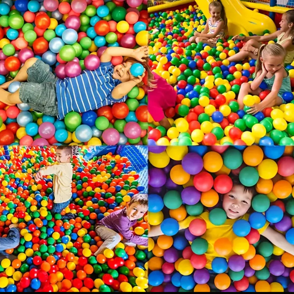 50-Pack Colorful Ocean Balls – Fun for Ball Pits, Play Tents & Pools