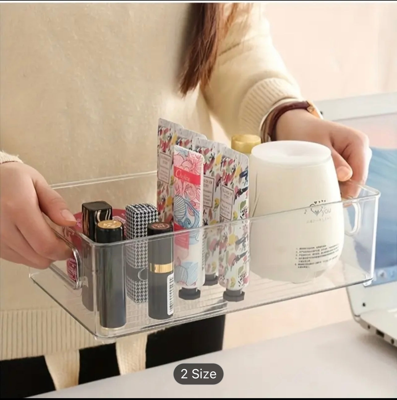 Clear Plastic Refrigerator Storage Bins – Stackable & Space-Saving Organizer