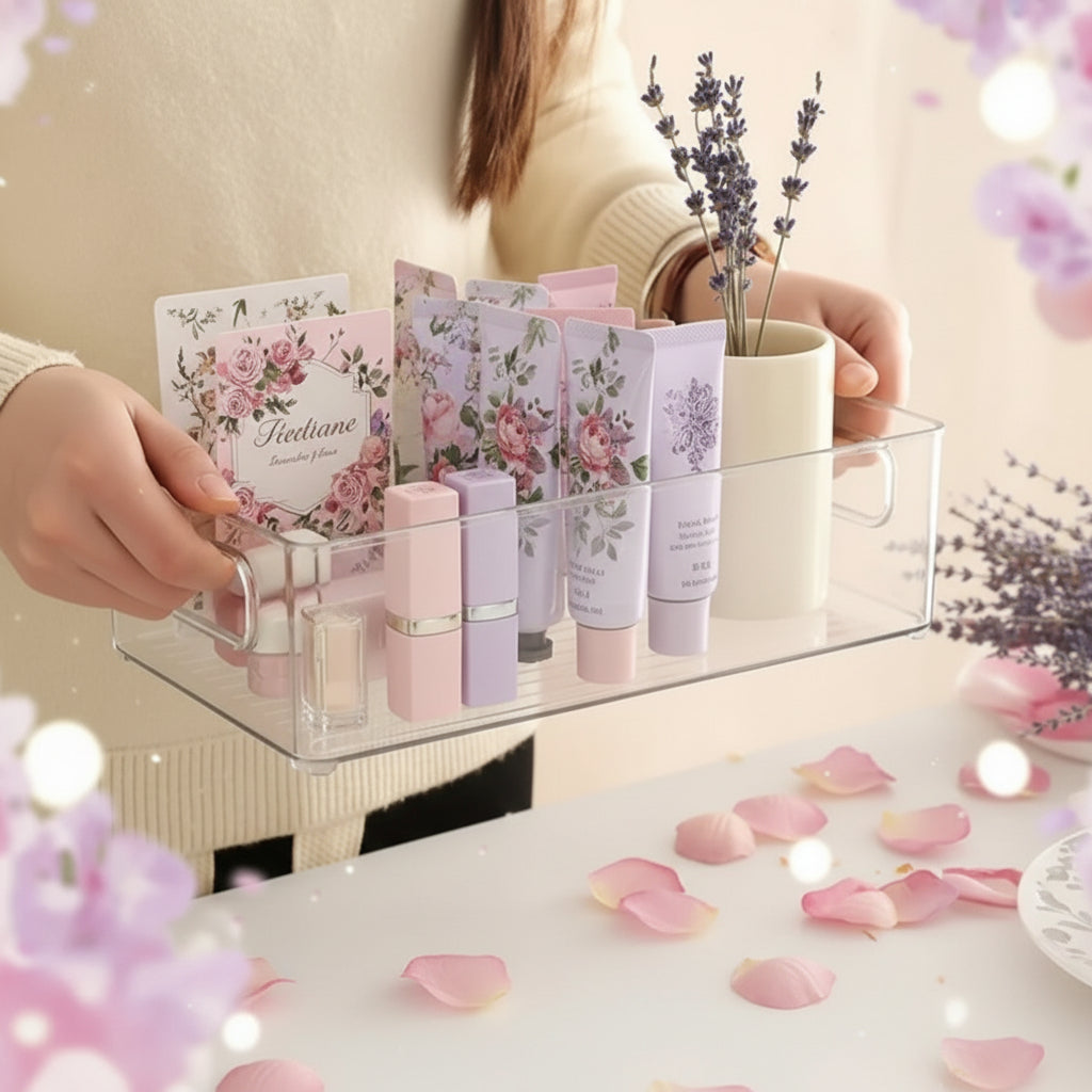 Clear Plastic Refrigerator Storage Bins – Stackable & Space-Saving Organizer