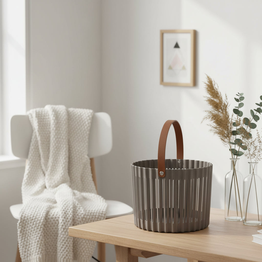 Storage Basket Outdoor Spring Outing Picnic Basket Bento Food Storage Small Carrying Basket