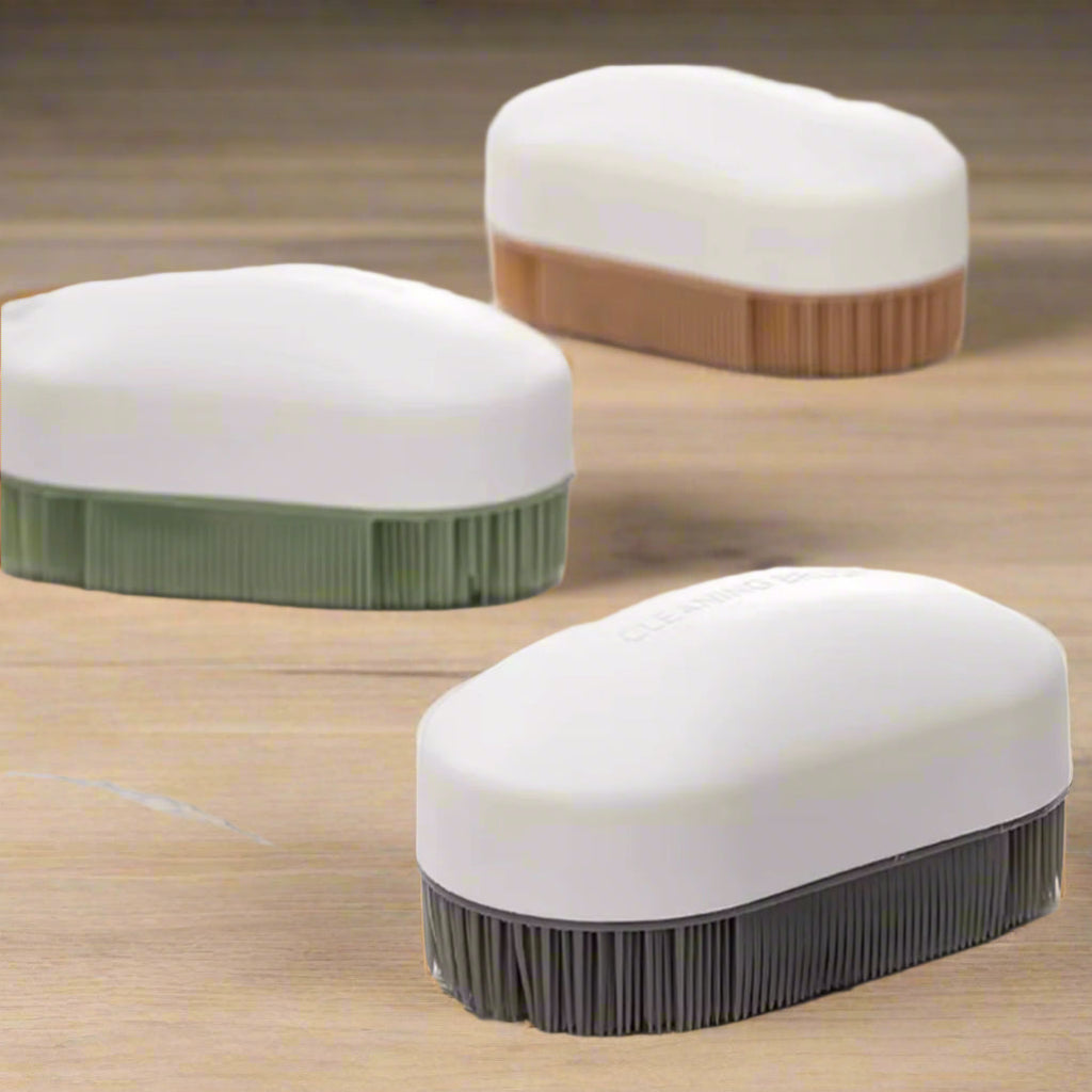 فرشاة تنظيف من مادة البولي إيثيلين - شعيرات متينة وناعمة لتنظيف الأسطح المتعددة