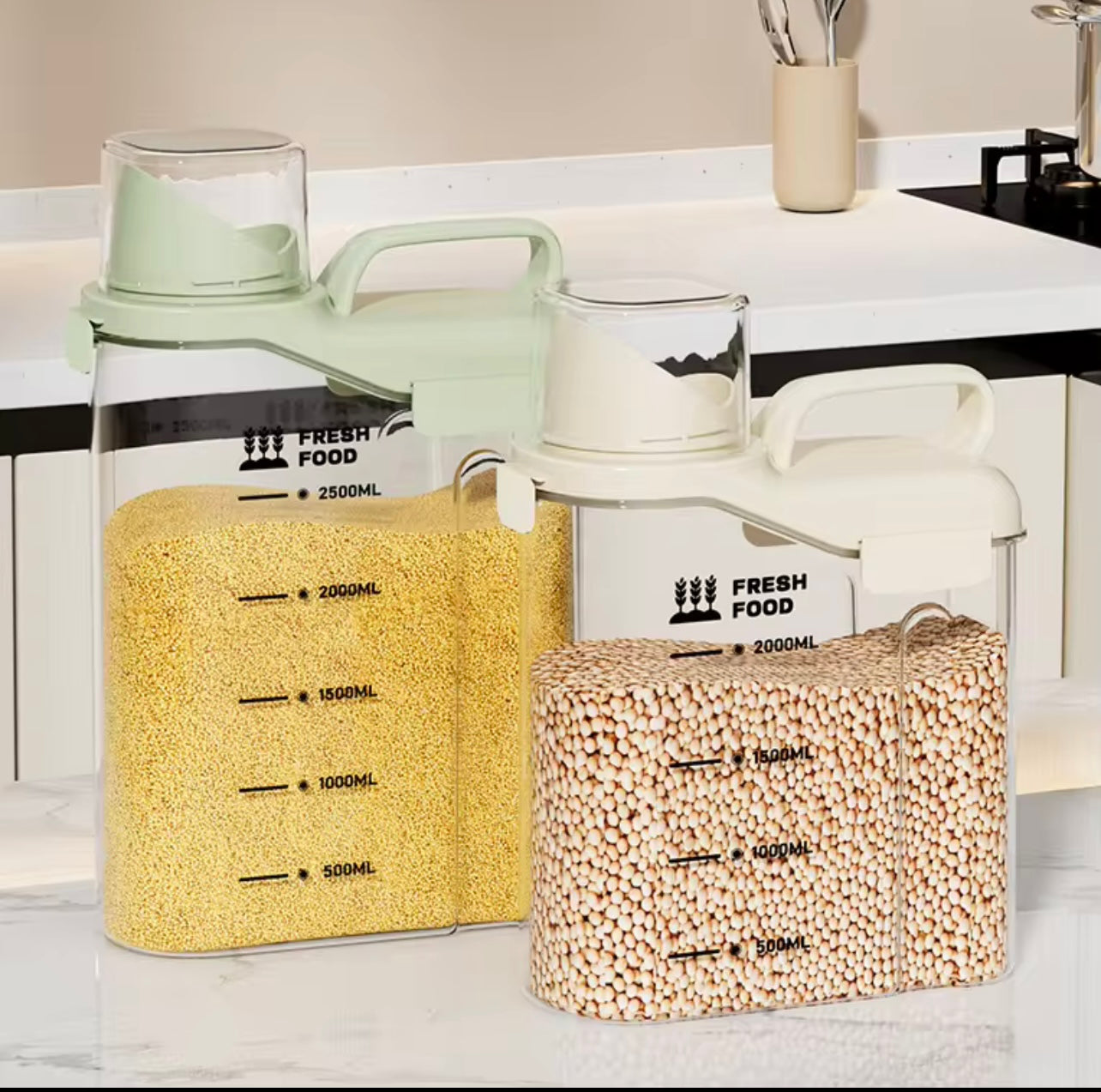 Grains Sealed Cans, Dry Grains And Snacks, Moisture And Kitchen Storage Cans, Grain And Rice Storage, Edible-Grade