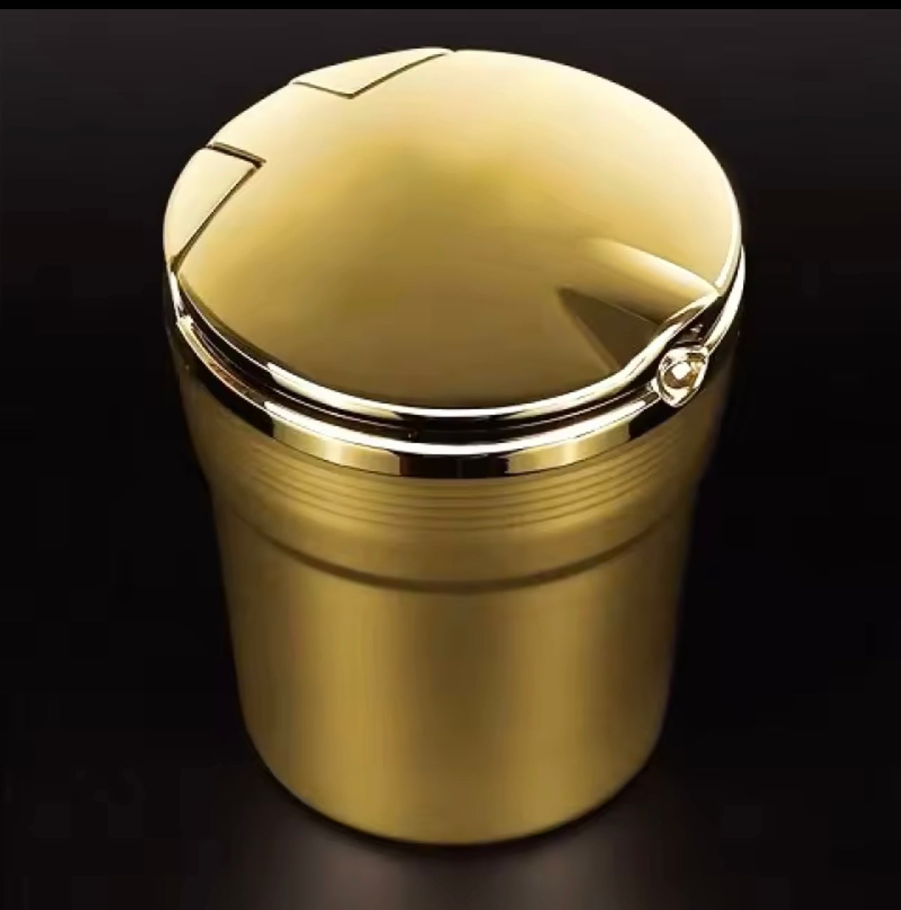 Car Ashtray Car Garbag Can With Led Light With Cover Creative Personality Covered Car Inside The Car multi-function Car Supplie