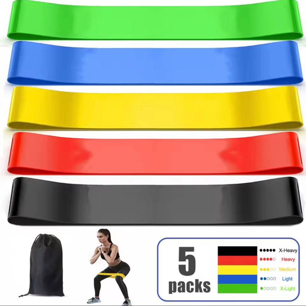 5pcs Resistance Bands, Muscle Training Straps, Men's and Women's Exercise Loops, Arm Stretching Band, Full Body Fitness Strap