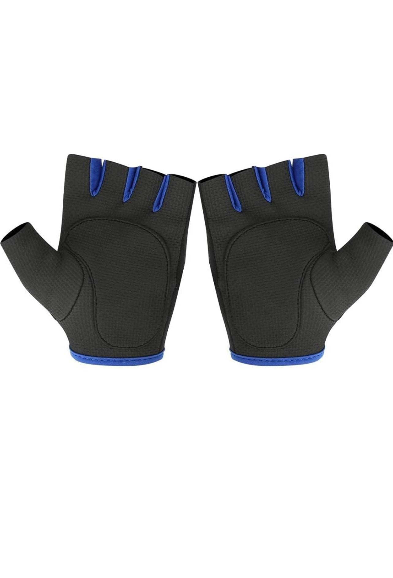 قفازات نصف إصبع للجنسين - حماية كاملة لراحة اليد، مضادة للانزلاق وقابلة للتنفس
