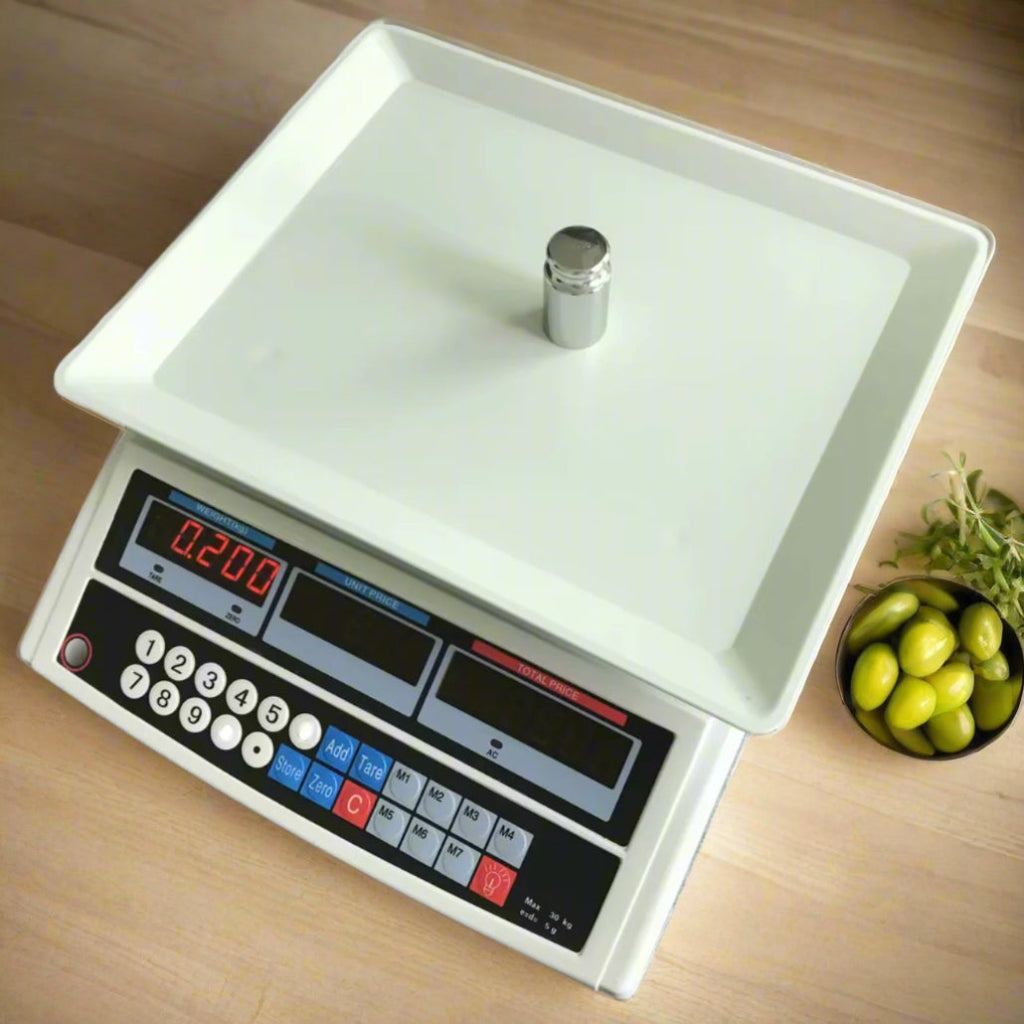 30kg / LCD Digital Scale Electronic Scale Weighing Scale With Rechargeable Battery