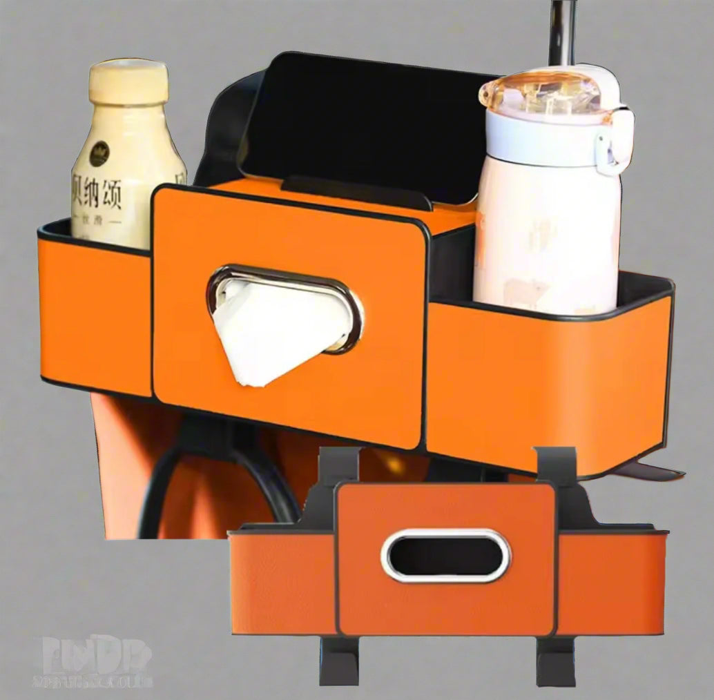 Premium Car Seat Back Organizer with Adjustable Hooks