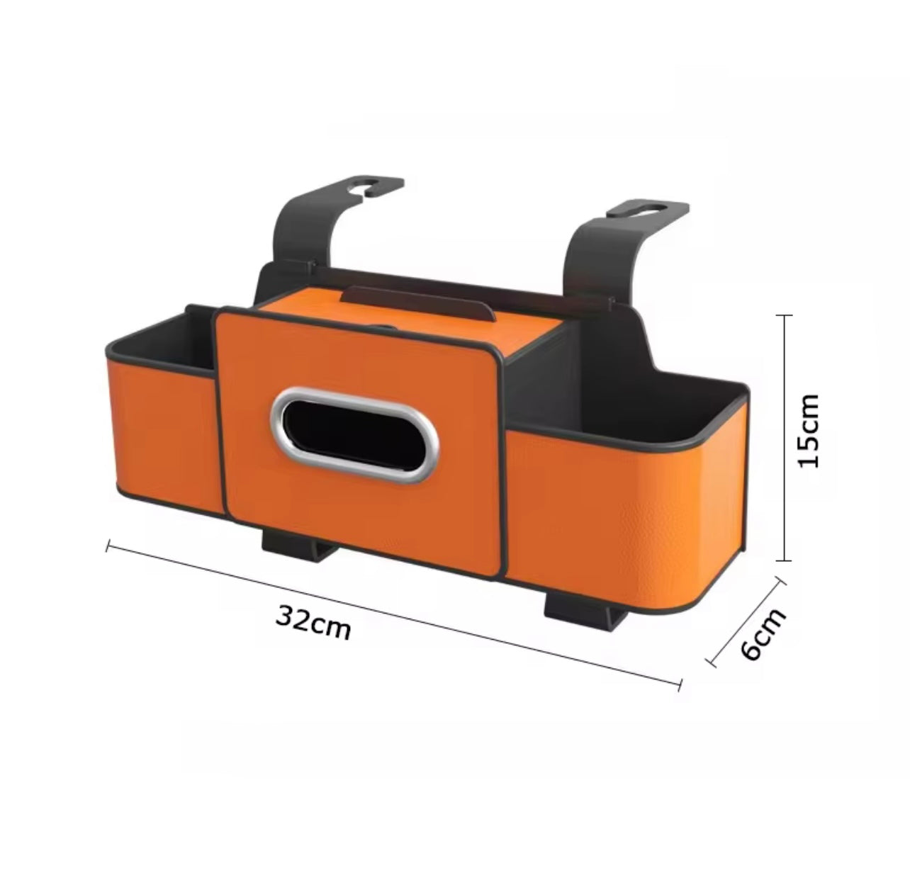 Premium Car Seat Back Organizer with Adjustable Hooks