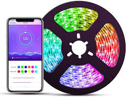 5M USB RGB LED Strip Light – Color Changing Flexible Lights with 24-Key Remote for Gaming, Home & Party