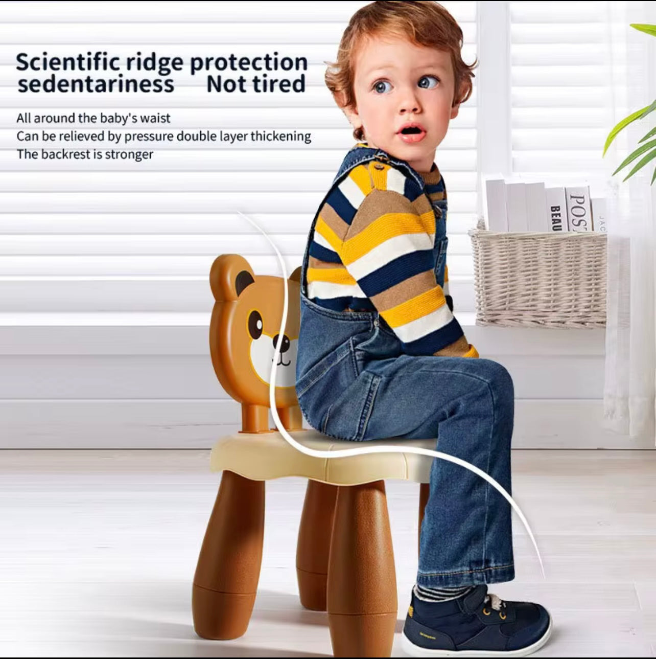 Bear Building Block Chair with Drawing Board And Pen..