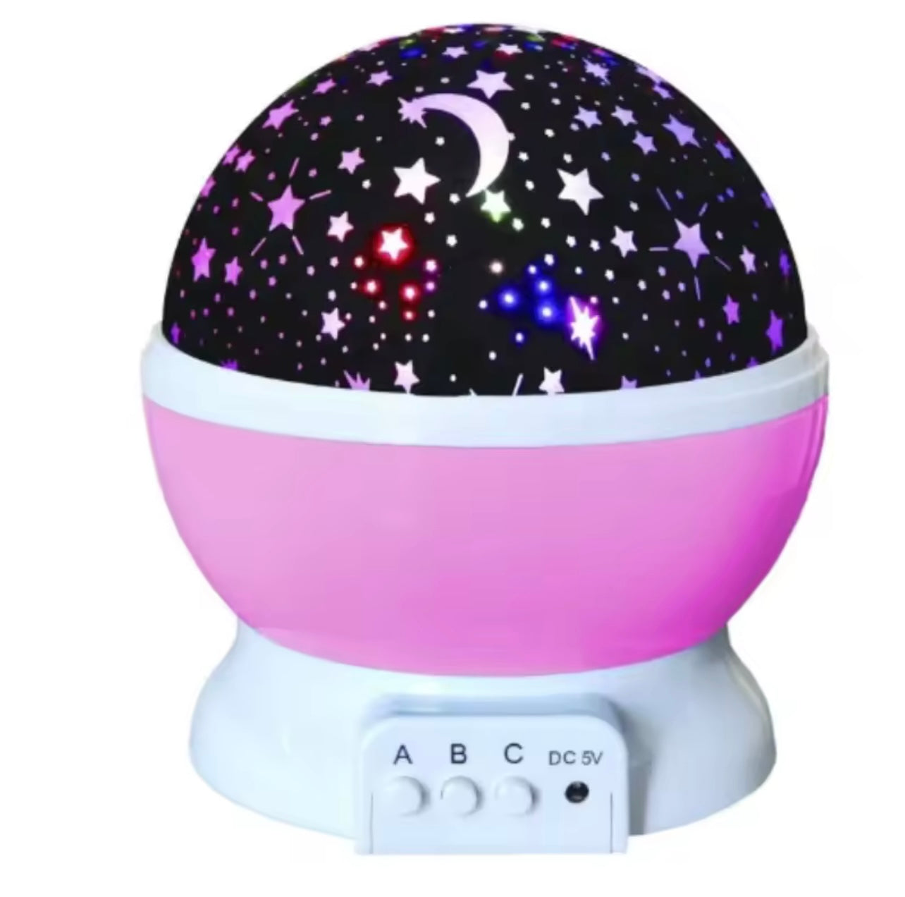 Starry Projector Night Light – Rotating Moon & Galaxy Lamp for Home, Bedroom, Nursery & Kids’ Gift
