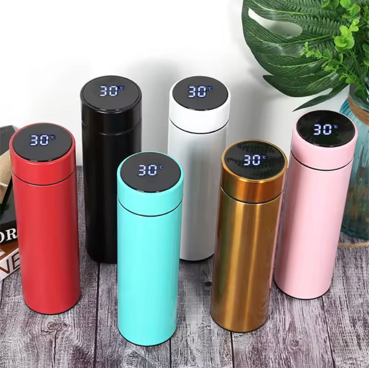 Smart Temperature Display Thermos Bottle β LED Touch Screen Sports Mug