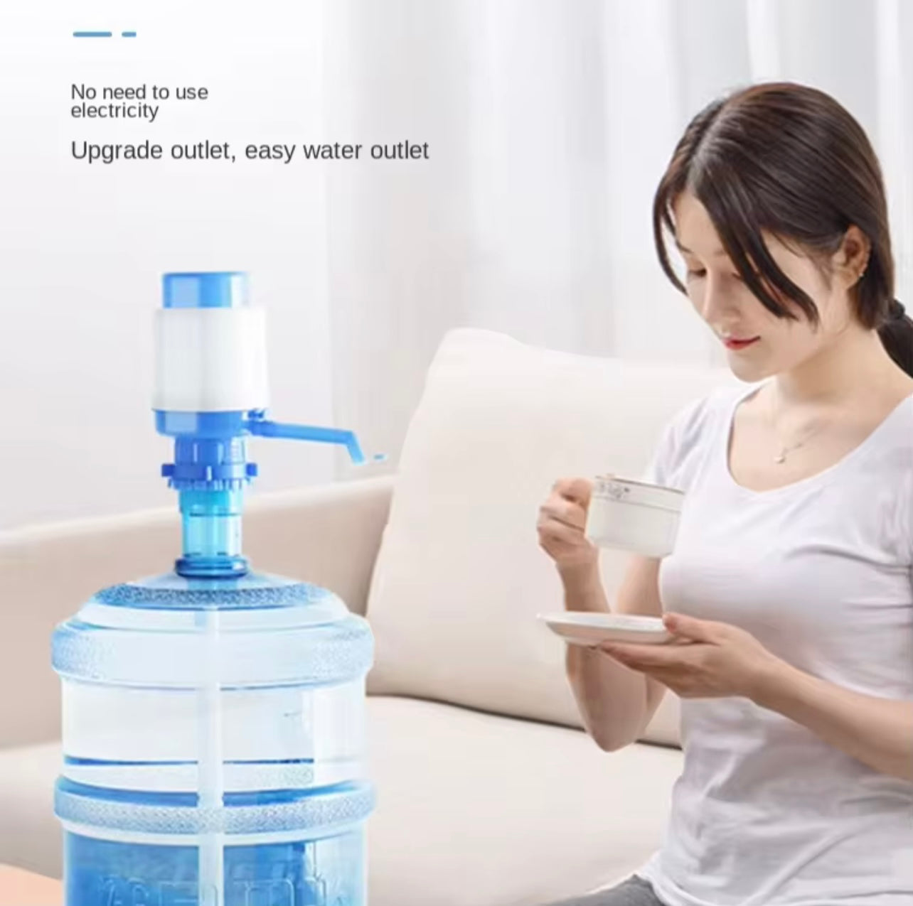 1pc Manual Hand-Operated Water Dispenser β Pump for Bottled Water