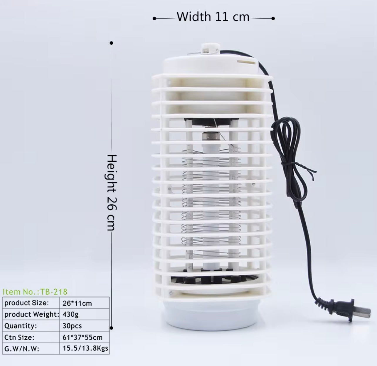 Electric Mosquito Killer Lamp – LED Insect Zapper for 800–900 sq.ft Coverage