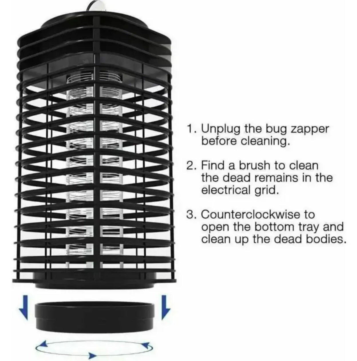 Electric Mosquito Killer Lamp – LED Insect Zapper for 800–900 sq.ft Coverage
