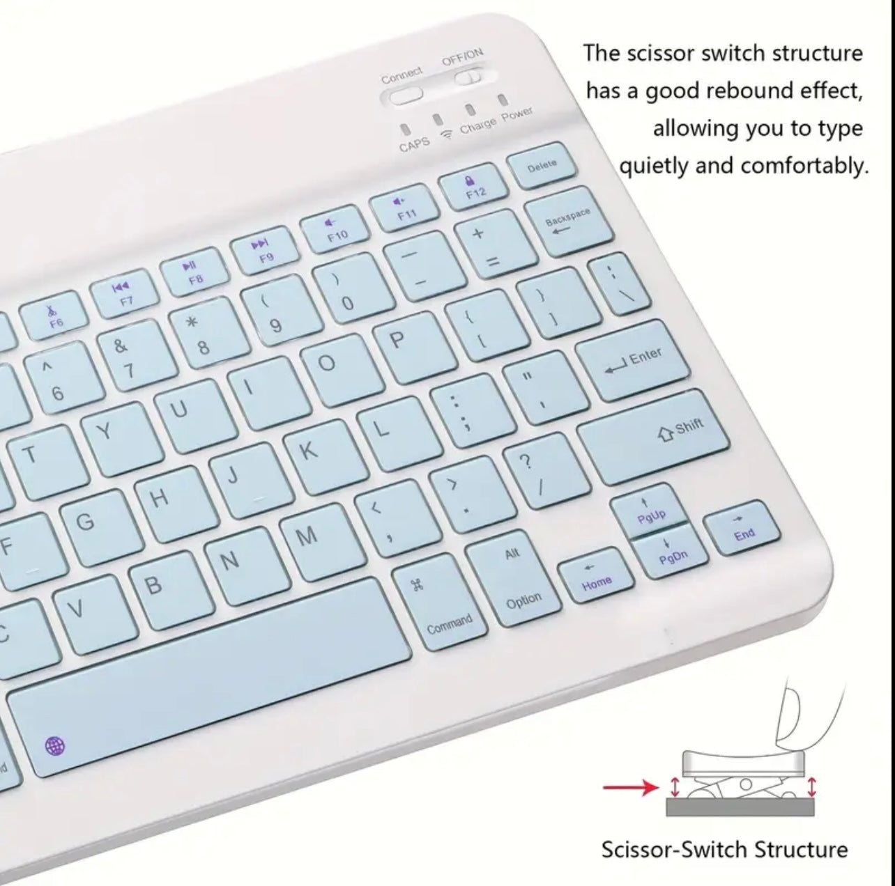 Ultra-Slim Wireless Keyboard & Mouse Set – Portable Bluetooth Combo for iPad, Tablet & Laptop