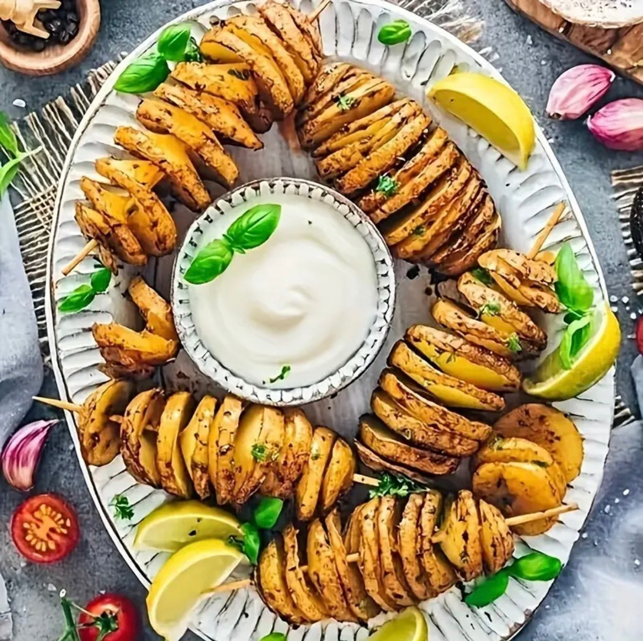 صانع برج البطاطس اليدوي من الفولاذ المقاوم للصدأ - قطاعة ذات شفرات مربعة تعمل يدويًا للبطاطا المقلية وشرائح البطاطس