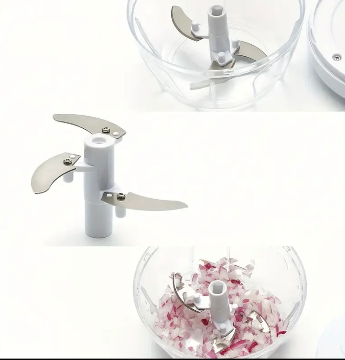 قطاعة طعام شديدة التحمل تُسحب يدويًا - أداة مطبخ متعددة الاستخدامات سريعة وسهلة