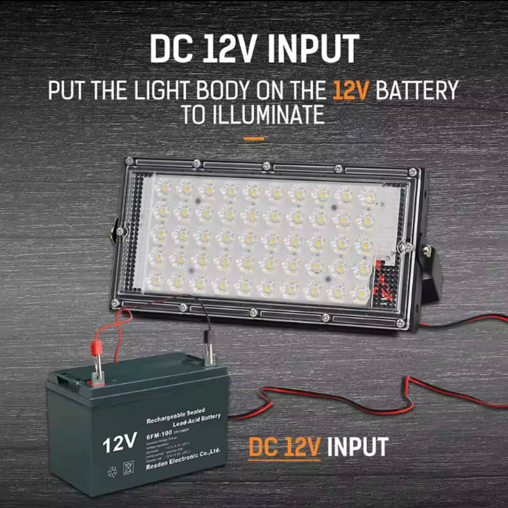 أضواء طبية في الهواء الطلق 50W جدار غسالة مصباح العاكس IP65 12V