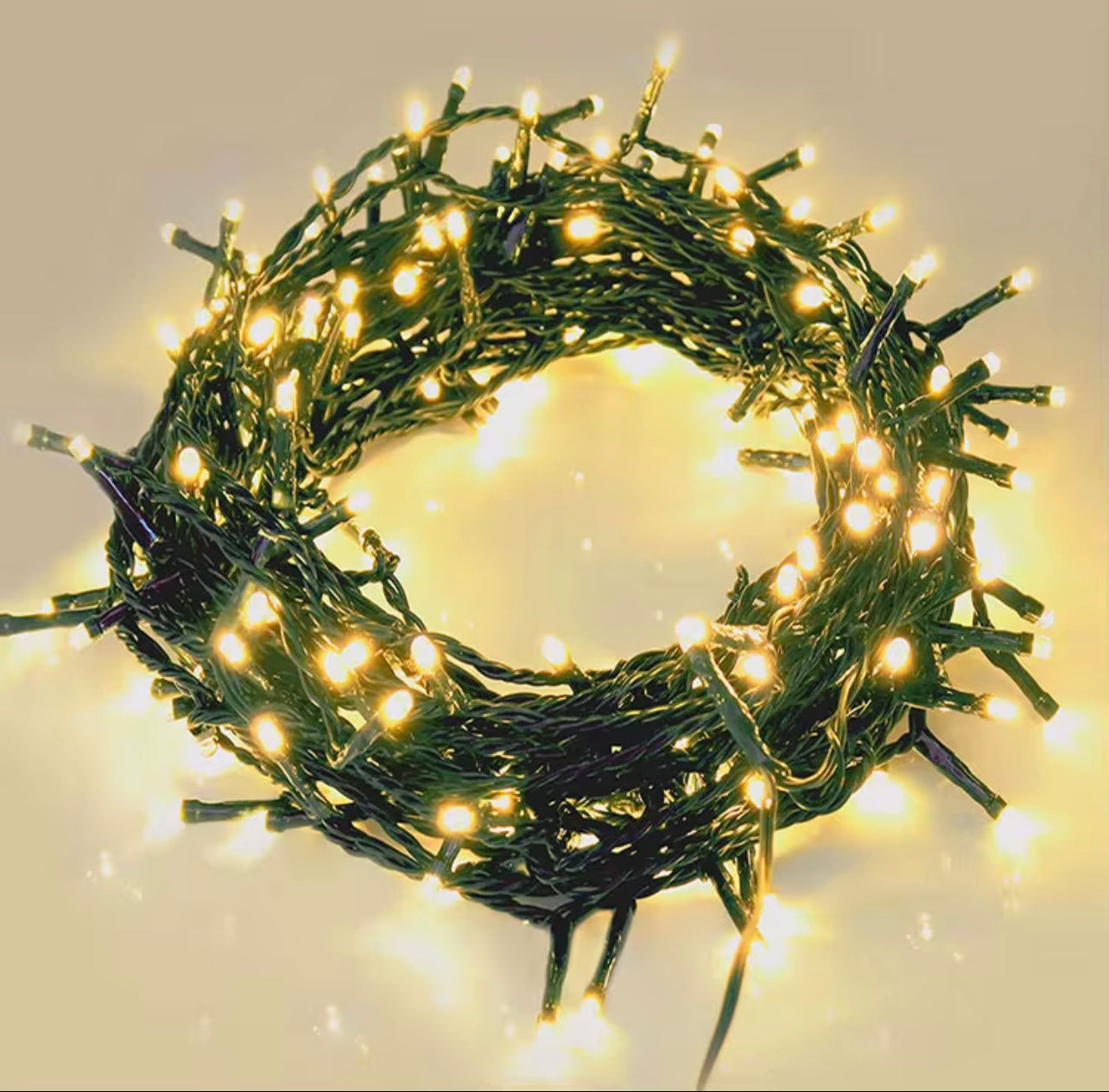 200LED 10-Meter String Warm Lights – Energy-Efficient with Safe 3-Pin Plug for Outdoor & Indoor Use