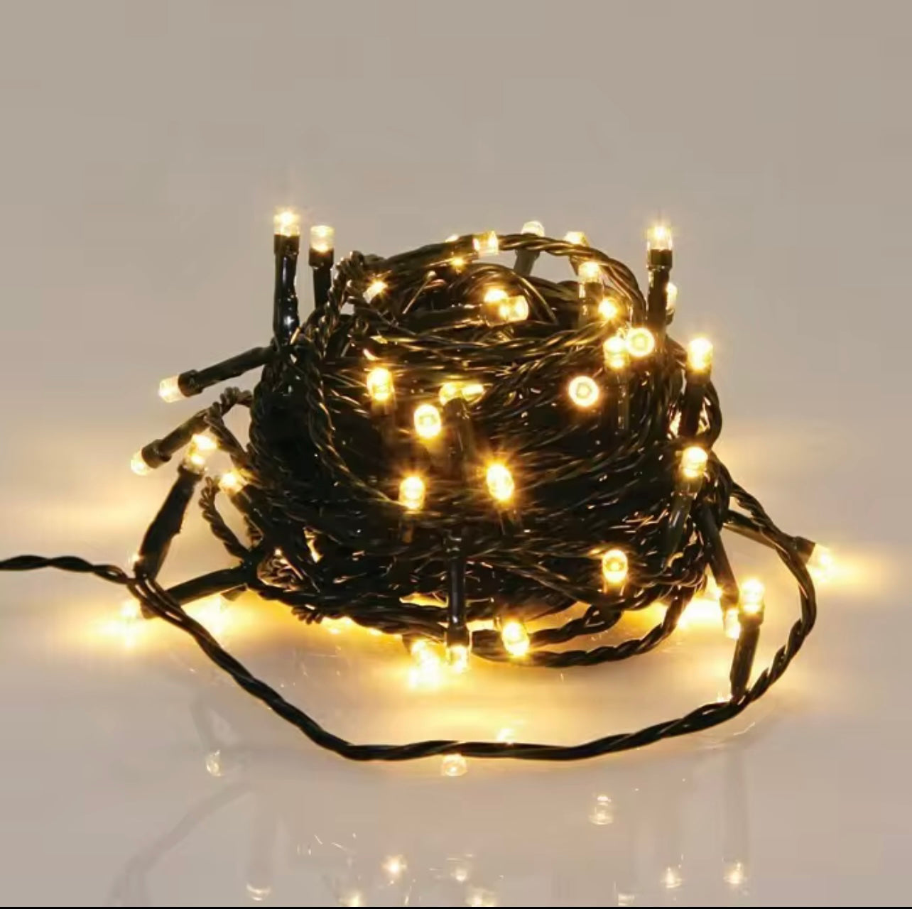 200LED 10-Meter String Warm Lights – Energy-Efficient with Safe 3-Pin Plug for Outdoor & Indoor Use