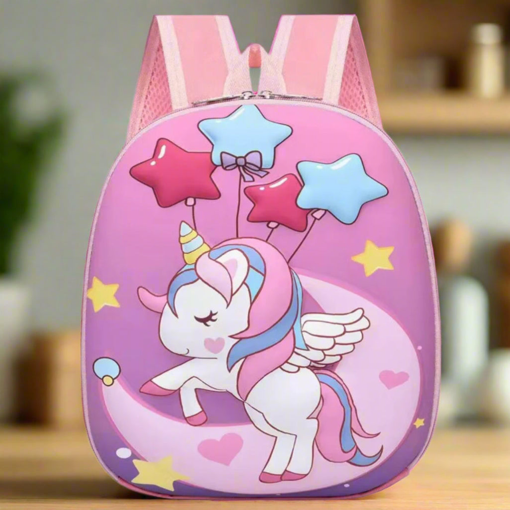 Kids Bag Backpack - Cute 3D Cartoon Design, Adjustable Straps