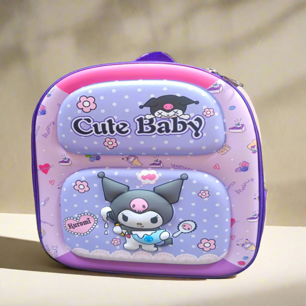 Cartoon Cute Wear-resistant 3D Hard Shell Children's School Bag Kindergarten Backpack for Boys and Girls