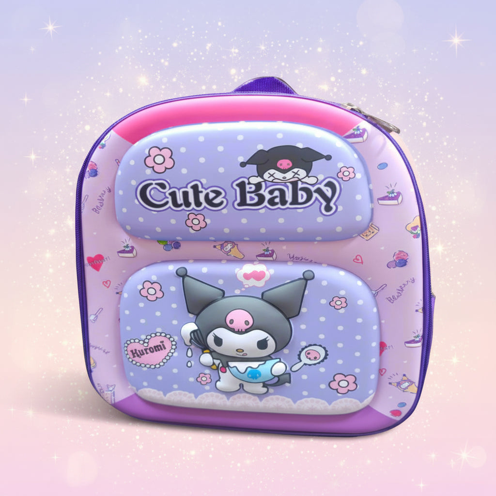 Cartoon Cute Wear-resistant 3D Hard Shell Children's School Bag Kindergarten Backpack for Boys and Girls
