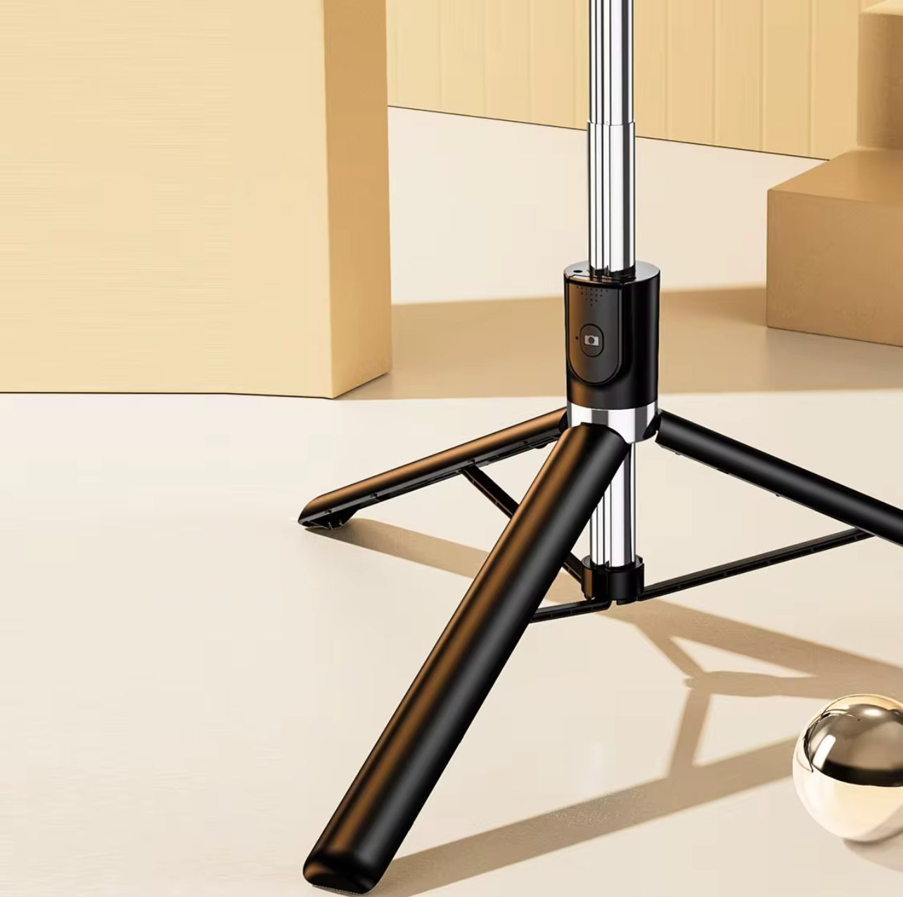 Wireless Selfie Stick & Tripod – Telescopic Mobile Phone Stand