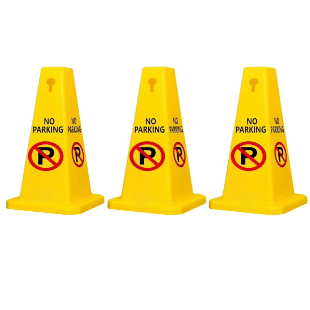 No Parking Safety Cone – High Visibility Traffic Sign | Okka Online
