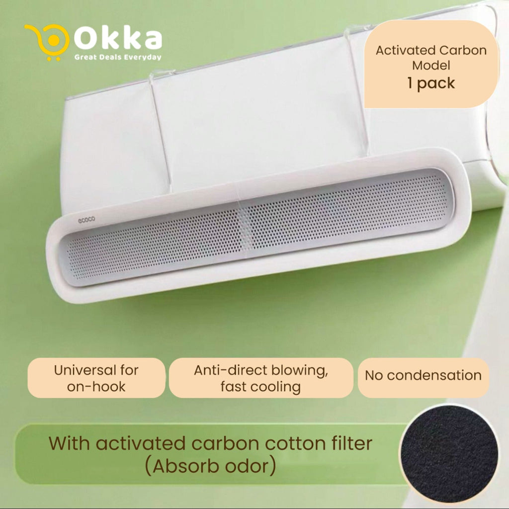 الزجاج الأمامي لمكيف الهواء القابل للتعديل من إيكوكو - منحرف مضاد للنفخ المباشر لغرفة النوم والاستخدام المنزلي