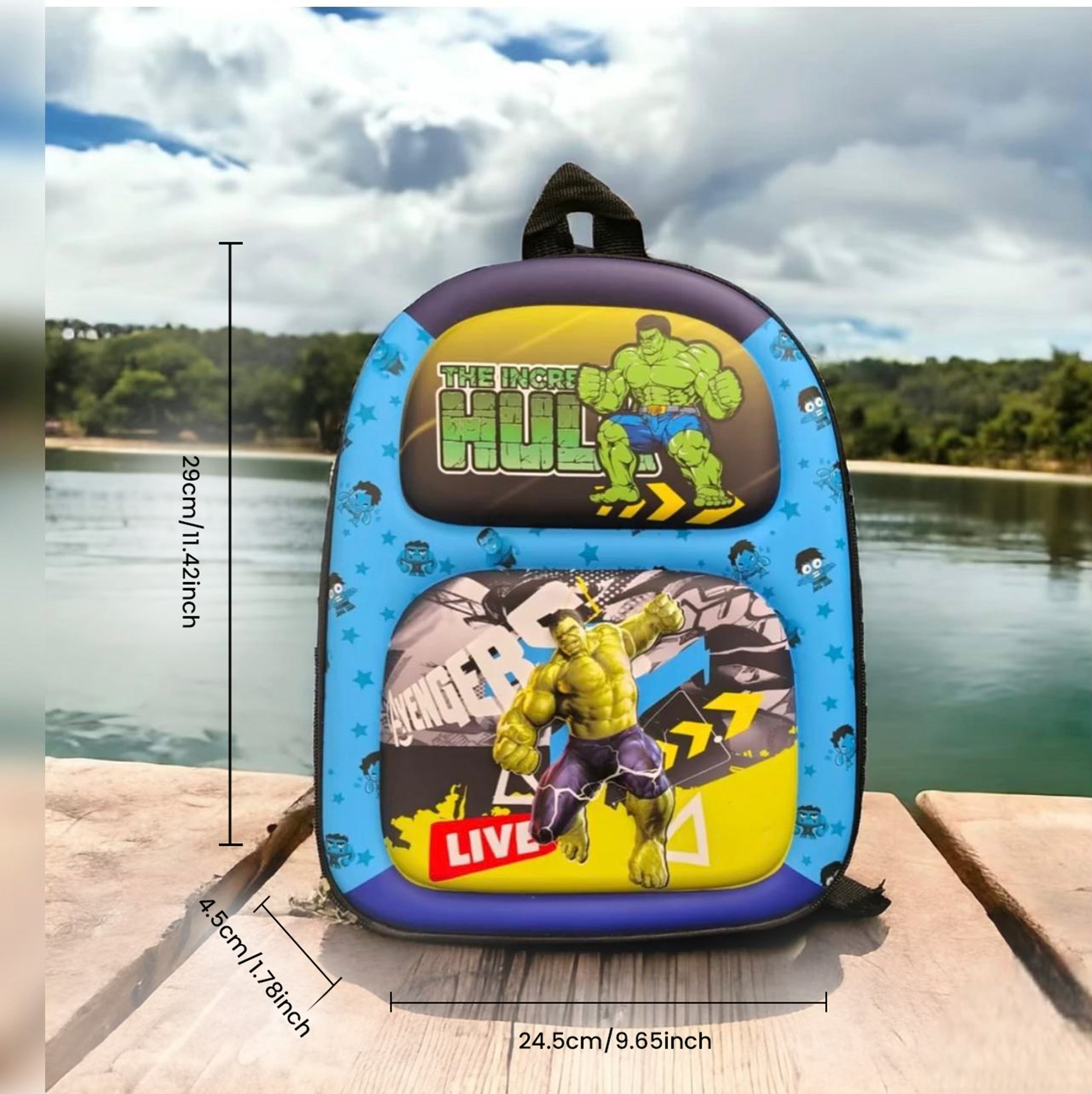 Cartoon Cute Wear-resistant 3D Hard Shell Children's School Bag Kindergarten Backpack for Boys and Girls