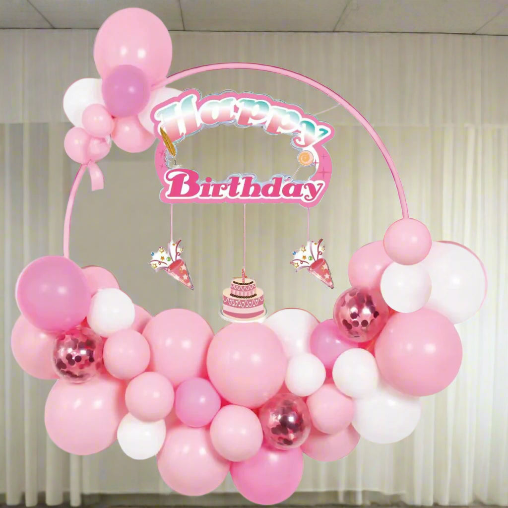 Happy Birthday Balloon Set 64 pcs Party Decoration Kids for Memorable Birthday Parties..