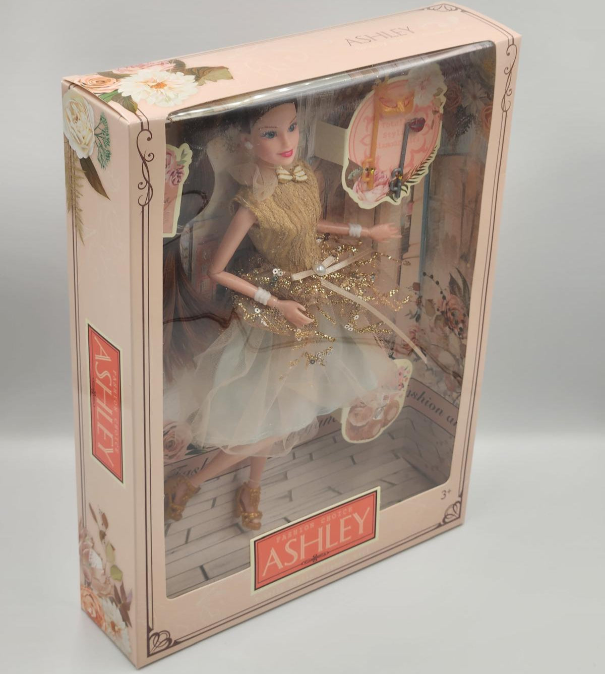11.5 Inch Ashley Fashion Doll – Elegant Style Movable Joints Cute Doll for Girls