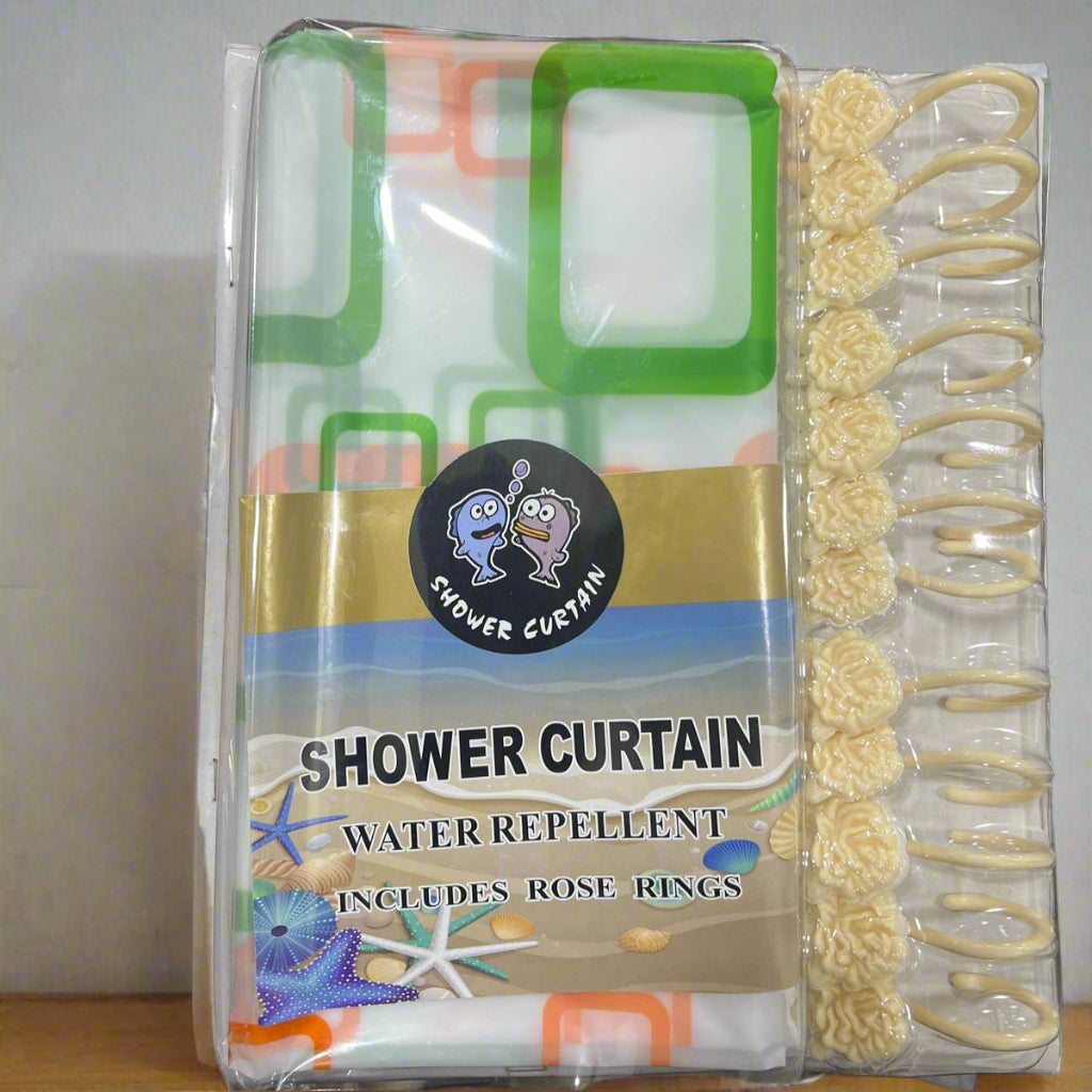 High-Quality Bathroom Shower Curtain with Wet-Dry Separation