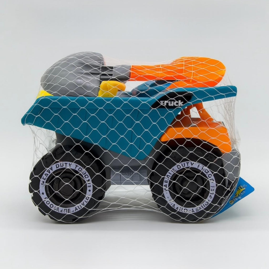 8 pcs Large Truck Beach and Snow Toy Set with Watering Can, Perfect Outdoor Sand Truck for Kids' Birthday Gift