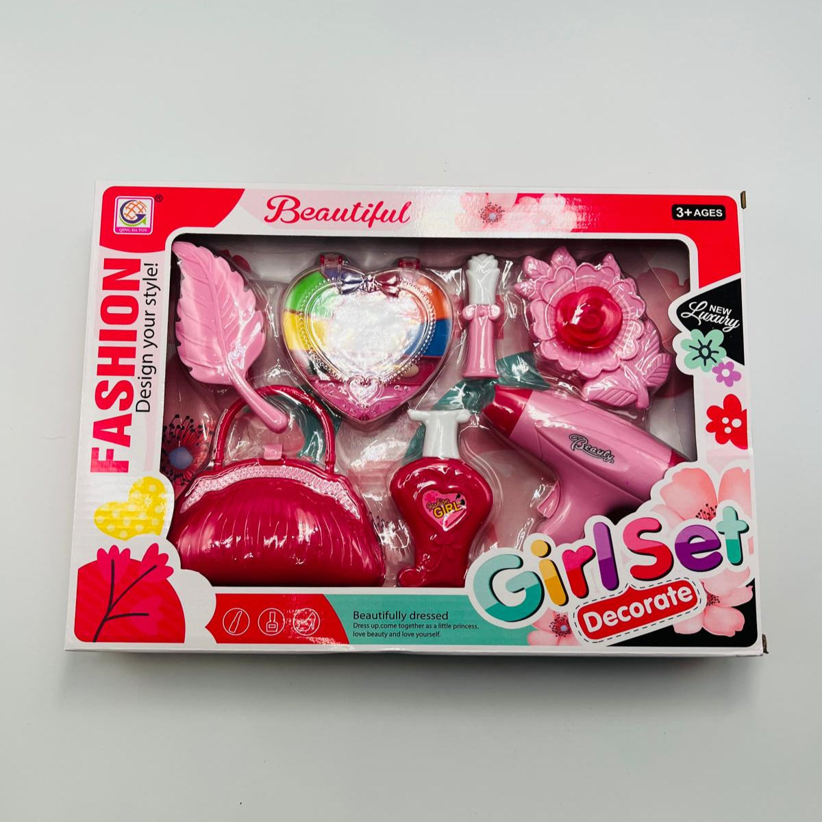 لعبة مكياج محاكاة منزلية للأطفال، مجموعة ألعاب تزيين المنزل، لعبة تفاعلية للوالدين والطفل، هدية مثالية للأطفال