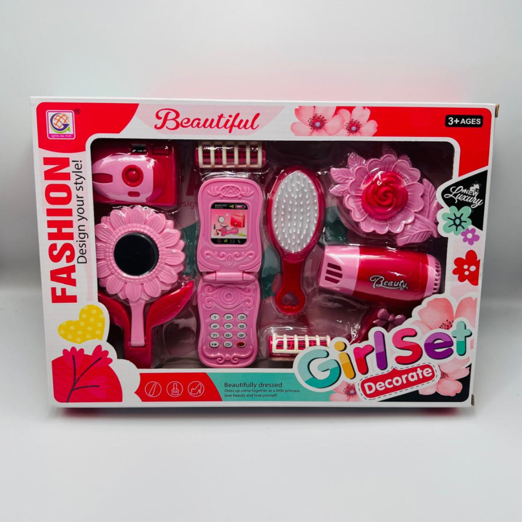Kids Play Home Simulation Makeup Toy,Play Home Decoration Toy Set,Parent Child Interactive Toy,Perfect Gift for Kids